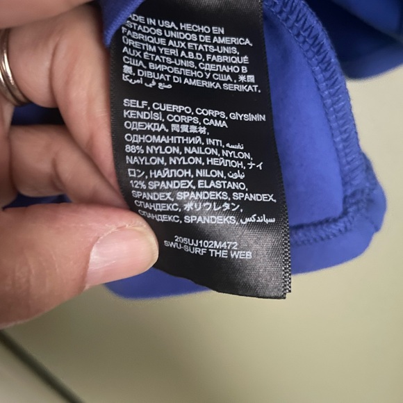 bebe Royal Blue Mini Skirt Sz S - Picture 3 of 6